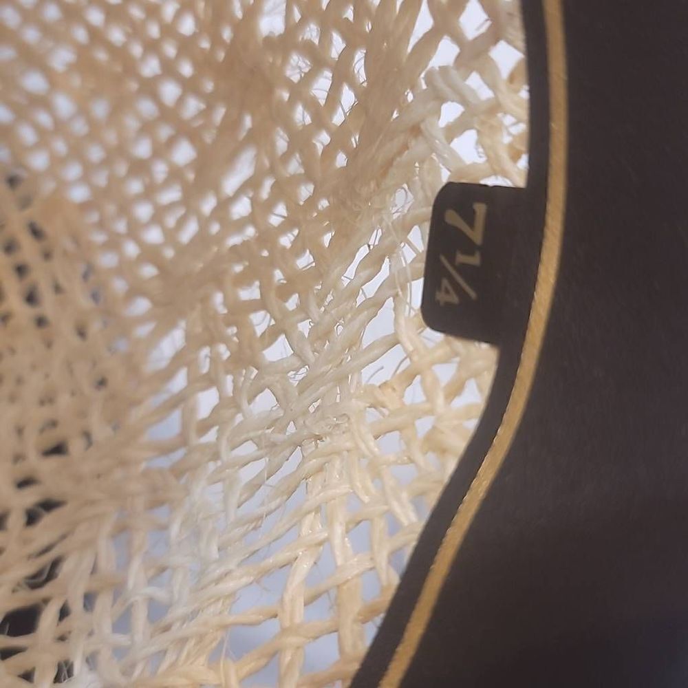 Larry mahan's collection straw hat size 7 1/4 - Picture 7 of 12